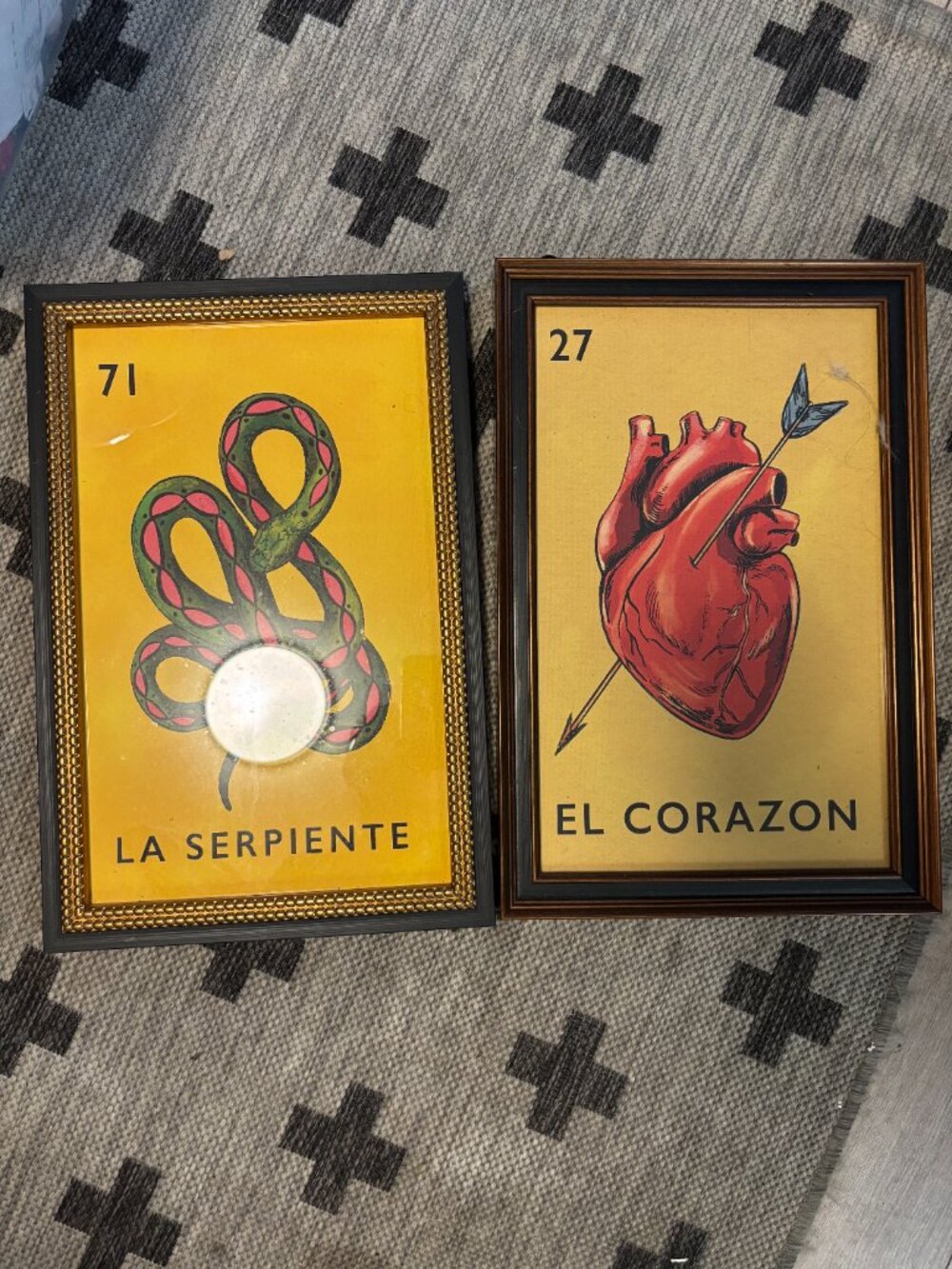 SAPNA SHAH Loteria Prints NWOT - $40 each or BOTH for $75